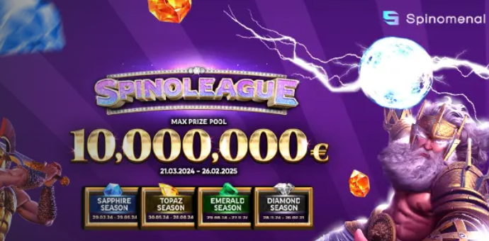 1xcasino SPINOLEAGUE 10,000,000 Euro!